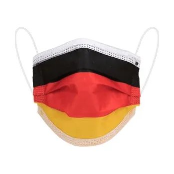 Podlahový mycí stroj Rouška s vlajkou Německo 10 ks - barevná