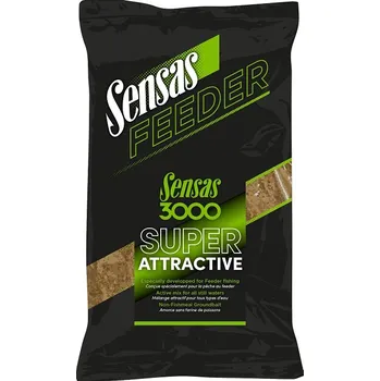Návnadová surovina Sensas Krmení 3000 Feeder 1 kg - Super Attractive