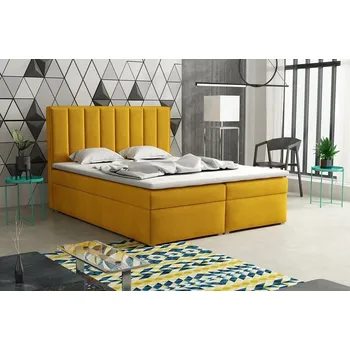 Postel Čalouněná postel LUCINI BOX 180x200, s úložným prostorem, Bluvel 68