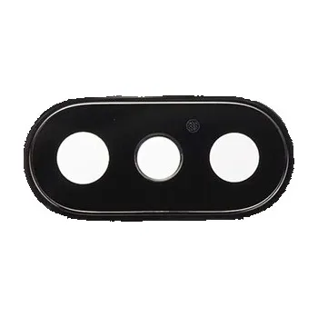 Sklíčko zadní kamery iPhone X + rámeček black