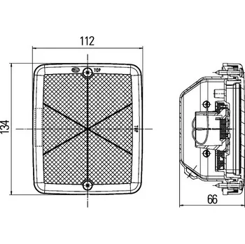 Směrový světlomet Blikač, , HELLA, 2BA 013 236-381