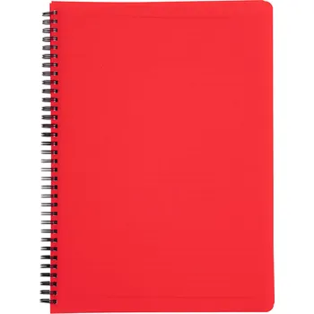 Twin wire blok A5 PP Classic červená