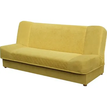 Pohovka ALASKA 2 s prošitím- pohovka, látka HOŘČICOVÁ korpus Soro 40/ sedák, opěrák Soro 40 střed PIK/ kraje koordynát Soro 40 (FE) - kolekce"E" (K250)NOVÁ LÁTKA