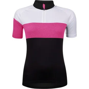 cyklistický dres dámský dres Force View, černá/bílá/růžová - vel. M 306462