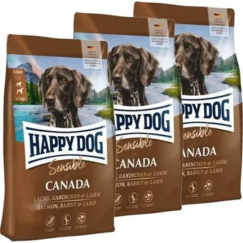 Krmivo pro psa Happy Dog Canada 3 x 11 kg