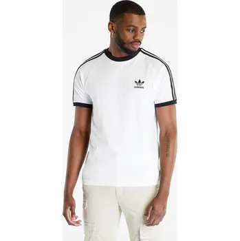 Pánské tričko Tričko adidas 3-Stripes Short Sleeve Tee White XL