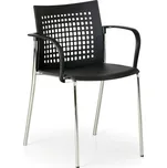 B2B Partner Plastová jídelní židle COFFEE BREAK, černá