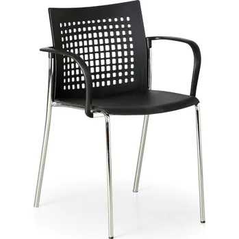 Nábytek B2B Partner Plastová jídelní židle COFFEE BREAK, černá
