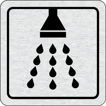 Domovní cedule B2B Partner Nalepovací cedulka na dveře - Sprcha