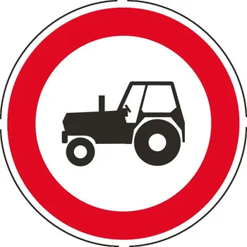 Dopravní značka B2B Partner Dopravní značka – Zákaz vjezdu traktorů