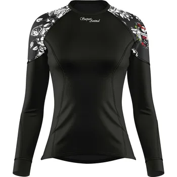 Dámské termoprádlo Dámské funkční triko dlouhý rukáv LADY ELEGANT černá Bamboo Light New - Černá / XL