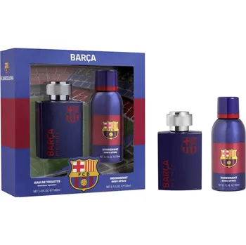 Pánský parfém FC Barcelona FC Barcelona Barca SET: Toaletní voda 100ml + Deodorant 150ml Pre mužov Toaletní voda