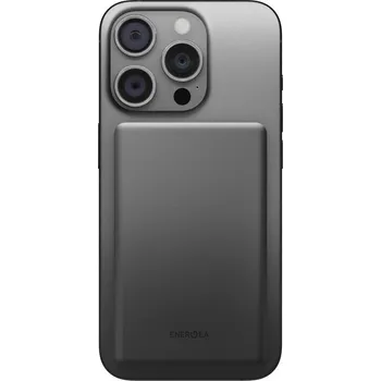 Powerbanka ENERGEA AluPac Air powerbanka s MagSafe, 5000 mAh šedá