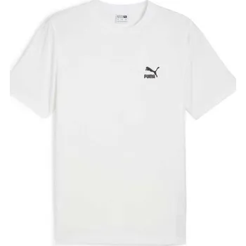 Pánské tričko Pánské triko Puma CLASSICS SMALL LOGO TEE S Bílá, Černá