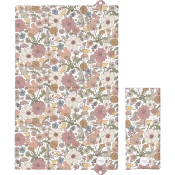 Přebalovací podložka CEBA BABY Podložka přebalovací cestovní (80x50) Basic Garden