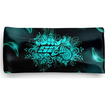 Sportovní čelenka Funkční čelenka BIRD RUN černá - Azurová / ONE SIZE