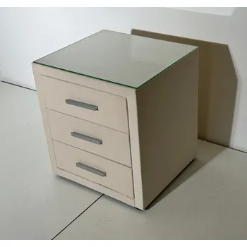 Ložnicová sestava Čalouněný noční stolek Heaven béžový