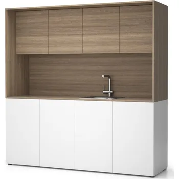 Kuchyňská skříňka PLAN Kuchyňka NIKA se dřezem a baterií 1963 x 600 x 2000 mm, dub přírodní, pravé