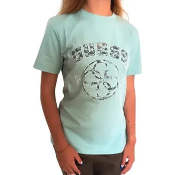 Dámské tričko Dámské triko Guess Regine V4YI11 mentolové zelená S