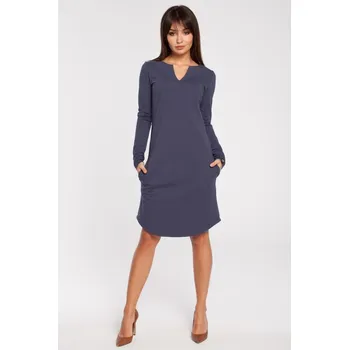 Dámské šaty Dámské šaty B017 modré - BEwear XXL