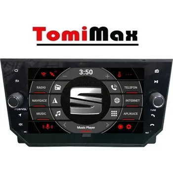 Autorádio TomiMax Seat Ibiza 2018-2019 Android 14 autorádio s WIFI, GPS, USB, BT HW výbava: 8 Core 4GB+64GB PX HIGH - Model auta: Seat Ibiza 2018-2019, Velikost obrazovky: Dotyková obrazovka: 8"