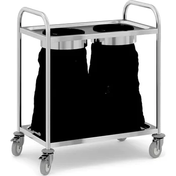 Úklidový vozík B2B Partner Úklidový vozík na odpadkové pytle, 845 x 525 x 940 mm