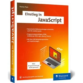 Technika Einstieg in JavaScript - Theis, Thomas [DE] (2024, Brožovaná, Rheinwerk Verlag GmbH)
