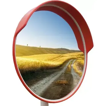 Zrcadlo Víceúčelové zrcadlo se štítkem - univerzální, Ø 100 cm