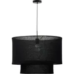Černé lněné stínidlo Kave Home Mariela 60 cm