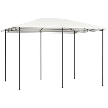 Zahradní altán vidaXL Marketos Altán 3 x 4 x 2,6 m krémový 160 g/m²