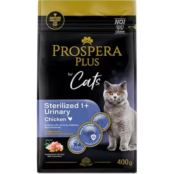 Krmivo pro kočku Krmivo Prospera Plus Sterilized 1+ Chicken Urinary 0,4kg