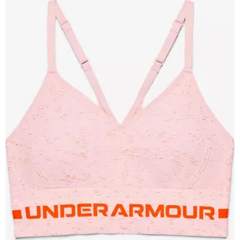 Podprsenka Dámská podprsenka Under Armour Seamless Low Long Htr Bra pink Beta Tint L