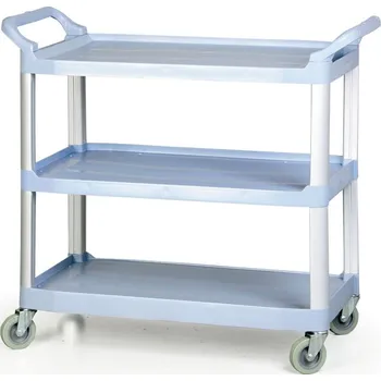 Plošinový vozík B2B Partner Policový úklidový vozík, hliník/plast