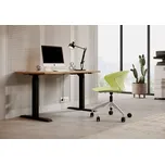 Stůl s nastavitelnou výškou MALLO Černý+Šedý