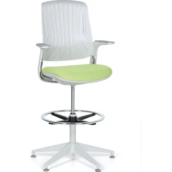 B2B Partner Pracovní židle GREG s kluzáky, zelená