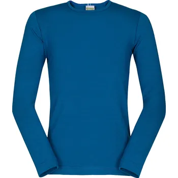 Bambusové Tričko Classic Oceánově Modré Dlouhý Rukáv Dětské Velikost: 140/146