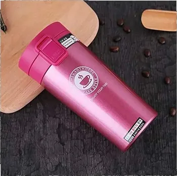 Nerezový termohrnek 380ml pro sport a cestování - 380 ml,Červené