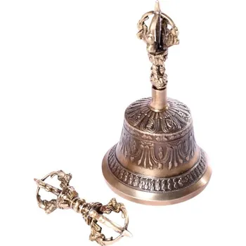 Domovní zvonek Tibetský rituální zvonek Dilbu malý a dordže