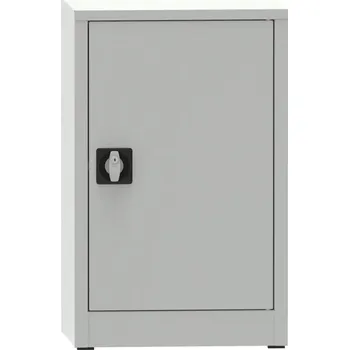 Policová skříň Kovona Dílenská policová skříň na nářadí KOVONA, 1 police, svařovaná, 508 x 500 x 800 mm, šedá