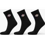 Ponožky Dickies Valley Grove Mid Socks 3-Pack Black 35-38