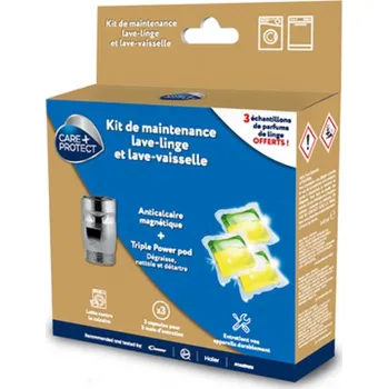 Sada na údržbu pračky a myčky Care+ Protect, 3x10ml