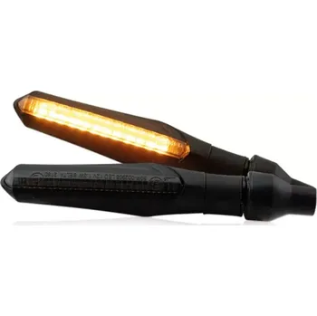 Osvětlení pro motocykl LED blinkry na motorku "BLADE", pár