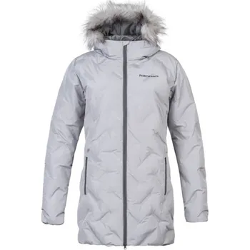 Dámský peřový kabát Hannah LILIAN 38 Šedá