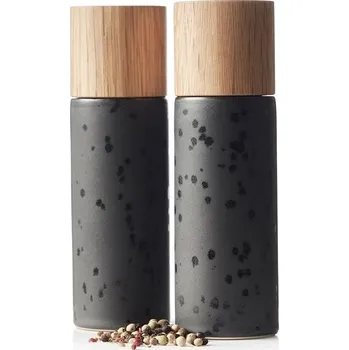 Mlýnek na koření Sada mlýnků na pepř a sůl Bitz černé 2 ks