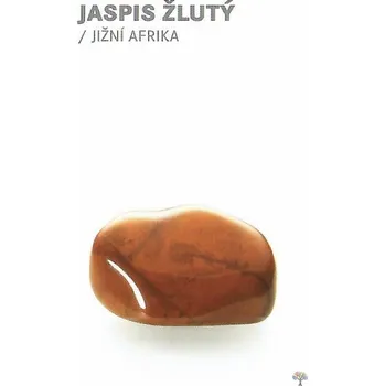 Obal na kartičku Magieprirody.cz Kartička s popiskem kamene Jaspis žlutý #81