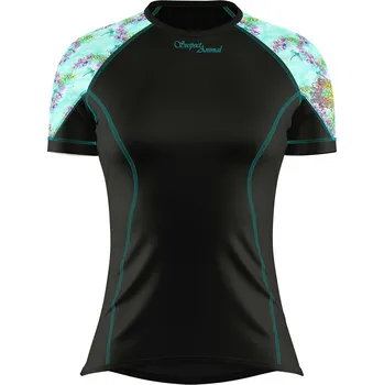 Dámské termoprádlo Dámské funkční triko krátký rukáv DRAGONFLY černá Bamboo Light New