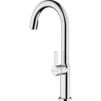 Vodovodní baterie Teka Oval kuchyňská baterie stojící chrom 116030062