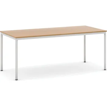 Jídelní stůl B2B Partner Jídelní stůl, 180x80 cm, šedá podnož, buk
