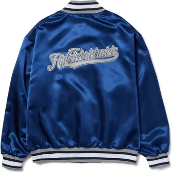 Pánská casual bunda huf Pánská bunda crackerjack satin baseball jacket navy