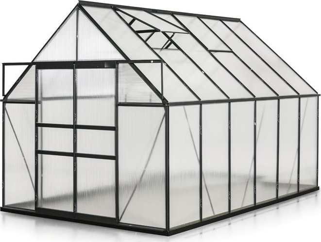 B2B Partner Skleník 240 x 240 x 360 cm, černý